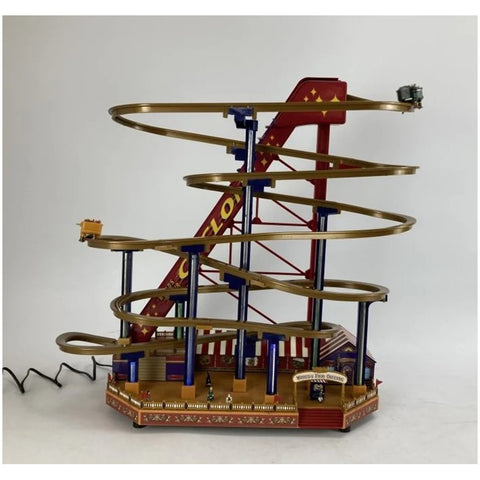 Mr. Christmas Montagna Russa Carillon Roller Coaster 90° Anniversario World's