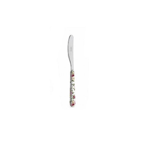NEVA Spalmino in stainless steel handle with pink flowers BD14014_SP