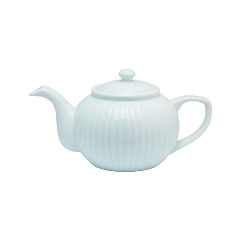 GREENGATE ALICE teapot in light blue porcelain 25x15x15 cm STWTEPAALI2904