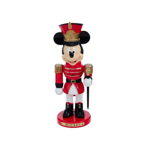 KURTADLER Statuina Mickey Mouse natalizia topolino schiaccianoci legno H30 cm