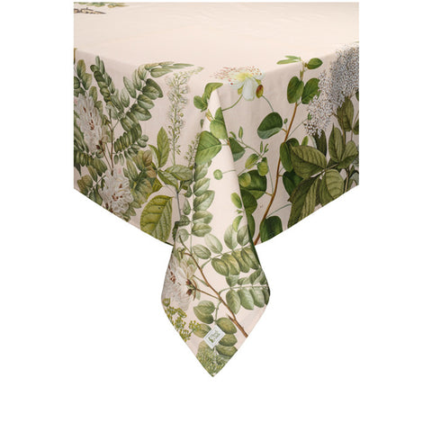 Nuvole di Stoffa Cotton tablecloth with "Herbarium" flowers 150x260 cm