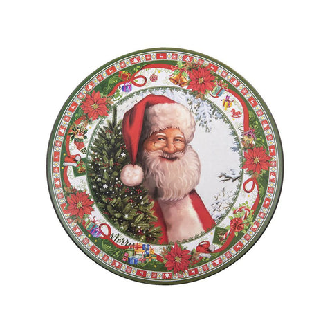 CLAYRE E EEF Set of 6 Christmas placemats with Santa Claus print Ø33xH1cm