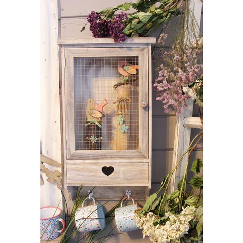 Nuvole di Stoffa Wooden cabinet with drawer 36x65 cm