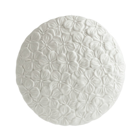 WHITE PORCELAIN LEOPOLDINA humidifier in porcelain with hydrangeas 16 cm