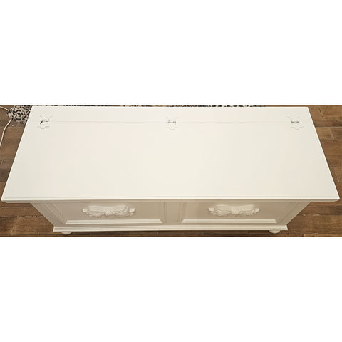 Cassapanca In Legno Vintagehome - 120x44x51 Cm, Colore Noce, Già Assemblate - Foto 2