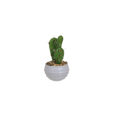 INART Piantina decorativa cactus in vasetto 4 varianti H15 cm 3-85-475-0238