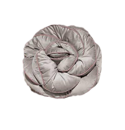 ATELIER 17 ROSETO flower-shaped decorative cushion in velvet 5 variants 45x45 cm