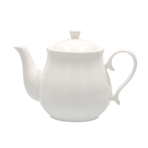 WHITE PORCELAIN DUCALE porcelain teapot 1250 ml P003601200