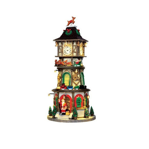 Tour de l'horloge de Noël LEMAX Construisez votre propre village de Noël 45735