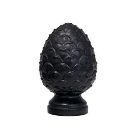 The art of Nacchi Black ceramic lucky pine cone 13xH22 cm