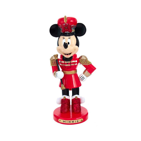 KURTADLER Minnie Mouse figurine de Noël souris casse-noisette en bois H30 cm