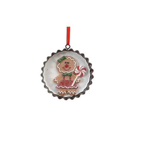 VETUR Biscuit pain d'épice Décoration de Noël 12 cm 9767786