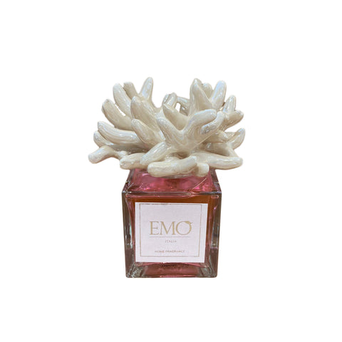 EMO' ITALIA Parfumeur d'ambiance corail ivoire avec bâtonnets 100ml