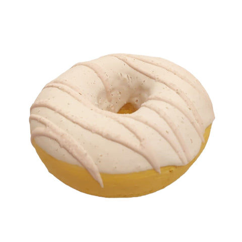 I DOLCI DI NAMI Donut artificiel avec glaçage rose fait main Ø7,5 cm