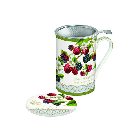 EASY LIFE Infuser cup and porcelain coaster 300 ml R0280-JBOB