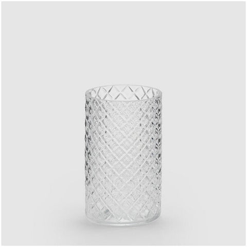 Edg - Enzo de Gasperi Glass cylinder vase D11xH19 cm