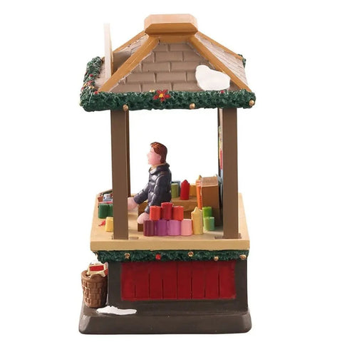 LEMAX Christmas scene Illuminated candle shop Build your own Christmas village
