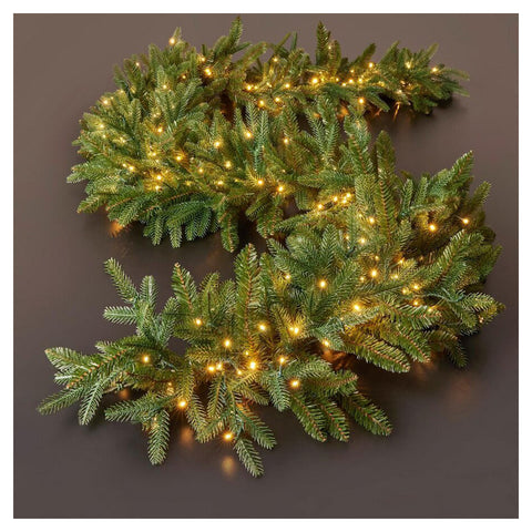 EDG Illuminated luxury festoon, synthetic pine branch with 270 LEDs L270 cm