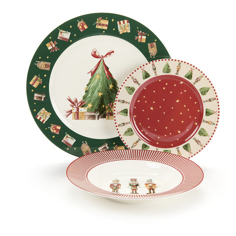 Achetez Service de table de Noël en porcelaine Christmas Star 18