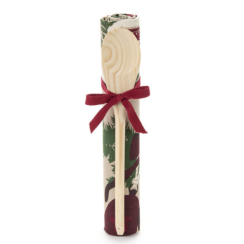 Chiffon Nuages ​​Tissu de Noël avec louche 6 variantes (1pc)