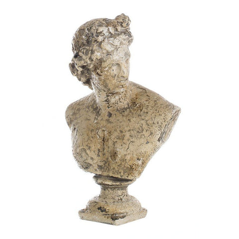 BLANC MARICLO' Busto in resina "L'ANTIQUARIO" 20x14x32 cm A27544