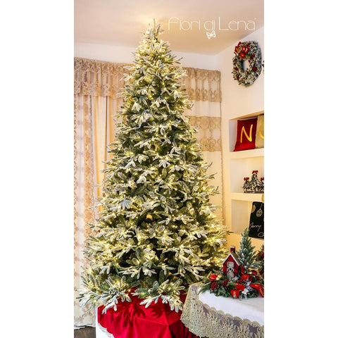Lena's flowers Snow-covered Christmas tree 1100 LEDs, 4711 branches "Vancouver" H240 cm