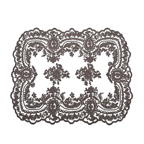 CHARME Tris handcrafted doilies embroidered in lace Made in Italy 6 variants (1pc)