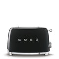 Smeg Tostapane a 2 fette acciaio inossidabile nero 950 W - Angelica Home Stabia