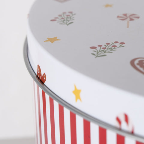 Boltze 3er Set Konfektdosen Häuser 13,5 cm, 16 cm u. 20 cm Paesaggio Invernale con Fiocchi di Neve Scatole Regalo per Biscotti Natalizi in Metallo Rotondo Boltze 3er Set Konfektdosen Häuser 13,5 cm, 16 cm u. 20 cm Paesaggio Invernale con Fiocchi di Neve Scatole Regalo per Biscotti Natalizi in Metallo Rotondo