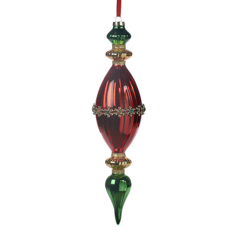 GOODWILL Christmas decoration Glass pendant with jewels 34.5 cm