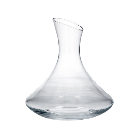 WHITE PORCELAIN Decanter water jug ​​NOVELLO transparent glass 1500 ml