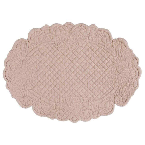 BLANC MARICLO' American placemat set LINDSAY powder pink 35x50 cm A2184699CI