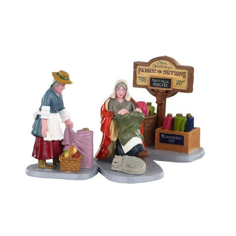 LEMAX Figurines Fabric supplier build your own village 02951