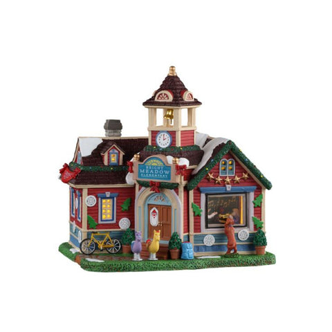 LEMAX Elementari Bright Meadow for Christmas village with porcelain lights