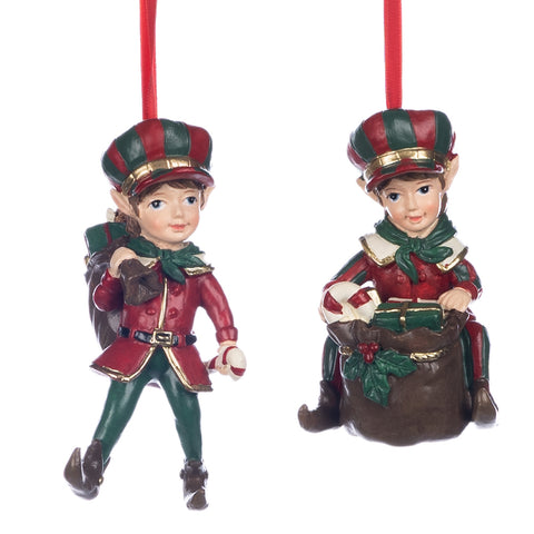 GOODWILL Decoro natalizio per albero elfo in resina 2 varianti (1pz)