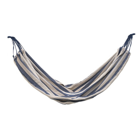 In Art Garden camping hammock in ivory/blue fabric 200x150 cm