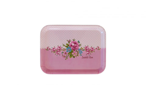 ISABELLE ROSE Vassoio da portata rosa 33x25 cm TRAY2