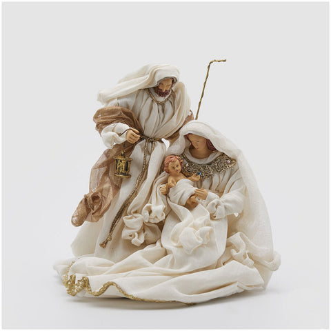 Figurine EDG Nativité Roi Sainte Famille en résine H36 cm