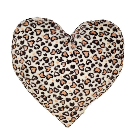 L'Atelier 17 Shabby "Feeling" leopard heart cushion 2 variants (1pc)