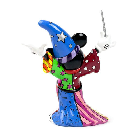 Figurine Disney Mickey Mouse "Fantasia" en résine multicolore 9x11x23 cm