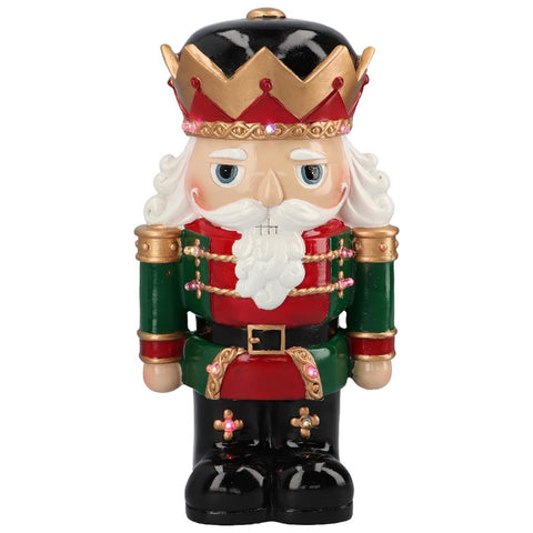 TIMSTOR Nutcracker Toy Soldier Christmas decoration red and green 17x14x31 cm