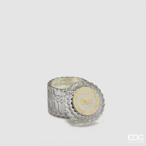 EDG Candela profumata "Crystal" con vaso in vetro 9 varianti(1pz)