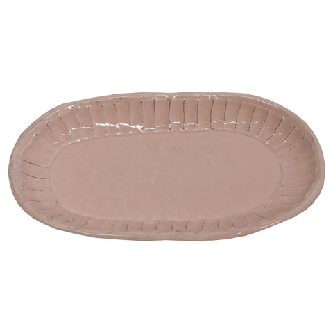 Virginia Casa Oval ceramic tray "Pietra" 2 variants (1pc)
