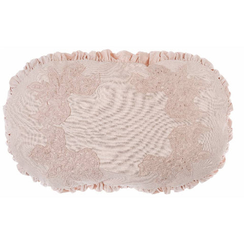BLANC MARICLO' Cuscino decorativo ovale rosa 40x60 cm A3049199RP