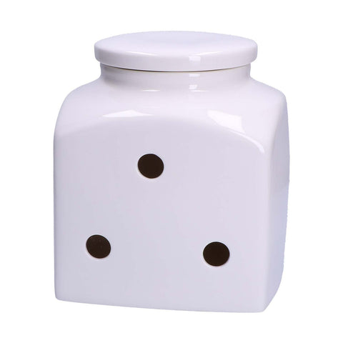 LA PORCELLANA BIANCA Pot en porcelaine pour conserves d'oignons H20cm P0126350CD