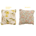 L'ATELIER 17 Cuscino quadrato Shabby "Morning Lights/Incanto" 45x45 cm 2 varianti (1pz) - Angelica Home Stabia