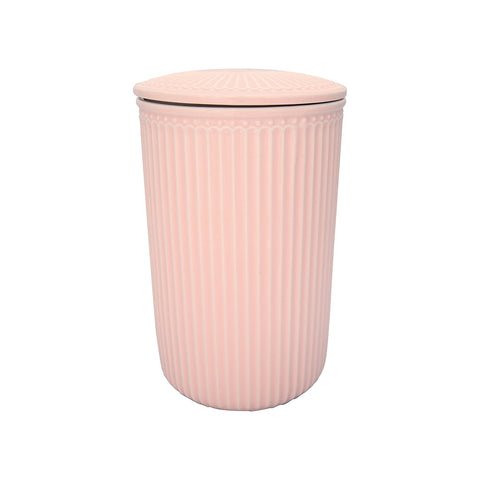 GREENGATE Jar with lid ALICE pink 13x21 cm STWSTJALALI1902