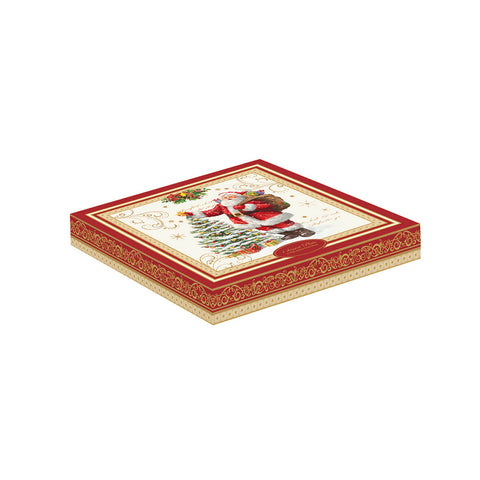 EASY LIFE Christmas plate with Santa Claus in porcelain "MAGIC CHRISTMAS" Ø20cm
