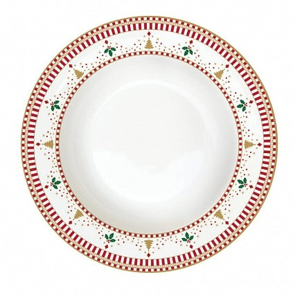 EASY LIFE Service de table de Noël CASSE-NUOIS blanc et rouge Ø 26,5xØ21,5xØ19cm