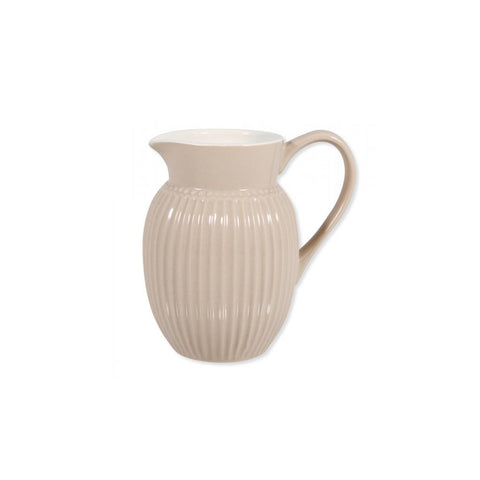 GREENGATE Decorative jug with handle in cream ALICE porcelain L 0,5 H 13x10 cm